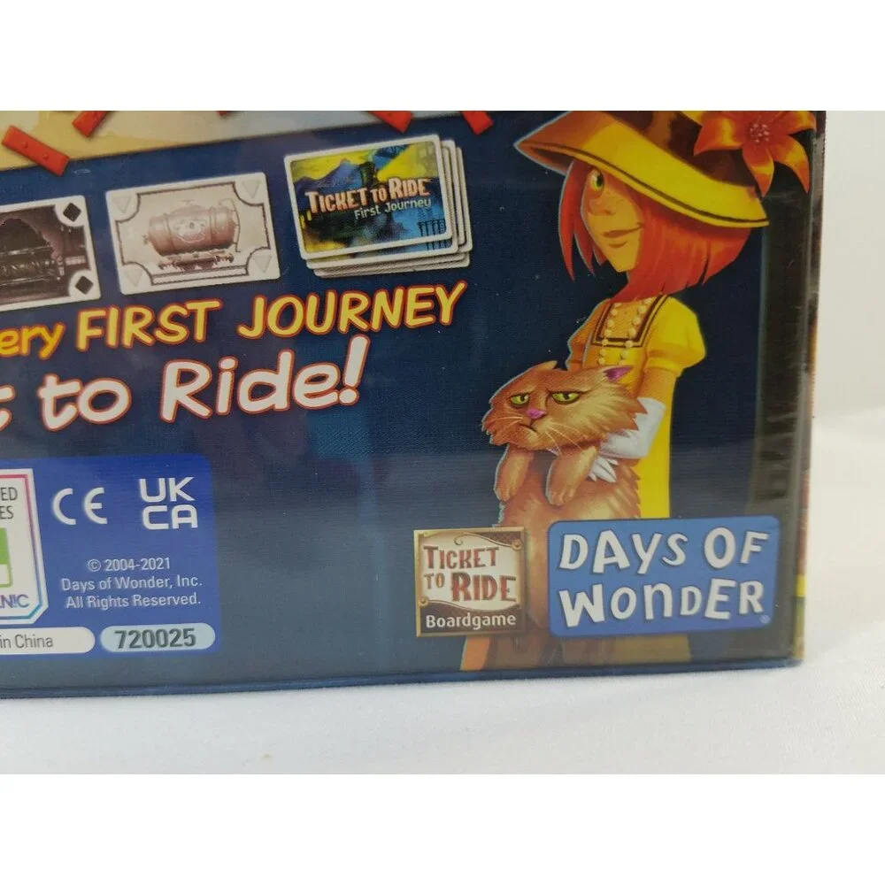 Days of Wonder Ticket to Ride First Journey New In Box Alan R. Moon 2020